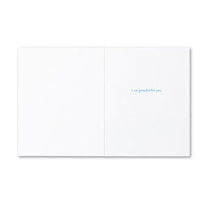 "It's Not What We Have In Our Life..." Thank You Card