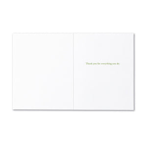 "Some People Look For A Beautiful Place..." Thank You Card