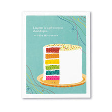 Load image into Gallery viewer, &quot;Laughter Is A Gift Everyone Should Open&quot; Birthday Card