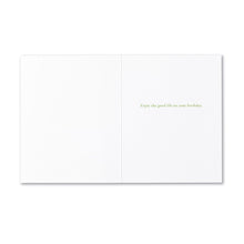 Load image into Gallery viewer, &quot;Live In The Sunshine, Swim The Sea, Drink The Wild Air...&quot; Birthday Card