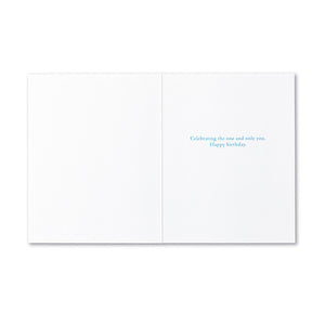 "Nature Never Repeats Herself" Birthday Card