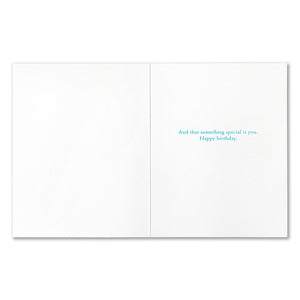 "There's Something Special About Today" Birthday Card