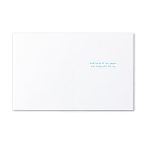 "Friendship Isn't A Big Thing - It's A Million Little Things" Friendship Card