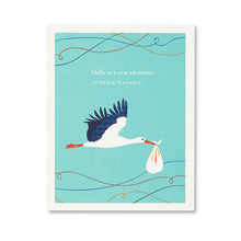Load image into Gallery viewer, &quot;Hello To A New Adventure&quot; Baby Card