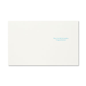 "Hello To A New Adventure" Baby Card