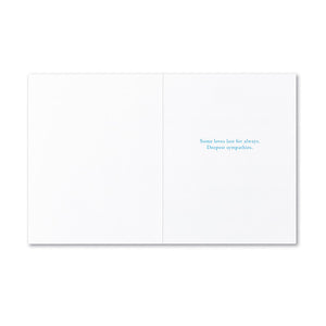 "There Are No Goodbyes For Us" Pet Sympathy Card