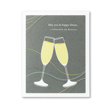 Load image into Gallery viewer, &quot;May You Be Happy Always&quot; Wedding Card