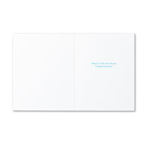 "May You Be Happy Always" Wedding Card