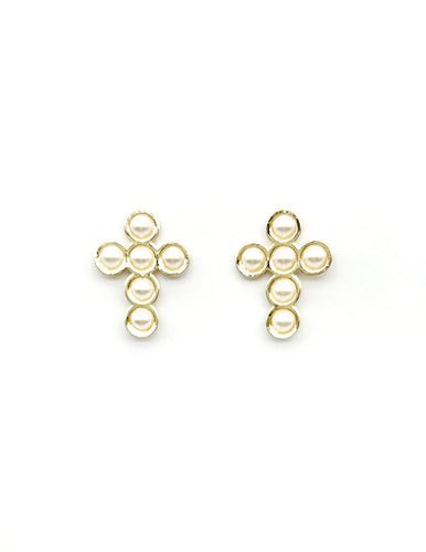 Meghan Browne Prat Earring - Pearl