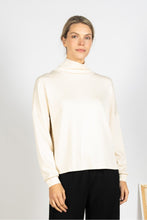 Load image into Gallery viewer, Inez Cowl Neck Long Sleeve Top - Eggshell