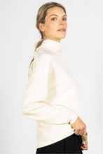Load image into Gallery viewer, Inez Cowl Neck Long Sleeve Top - Eggshell