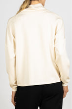 Load image into Gallery viewer, Inez Cowl Neck Long Sleeve Top - Eggshell