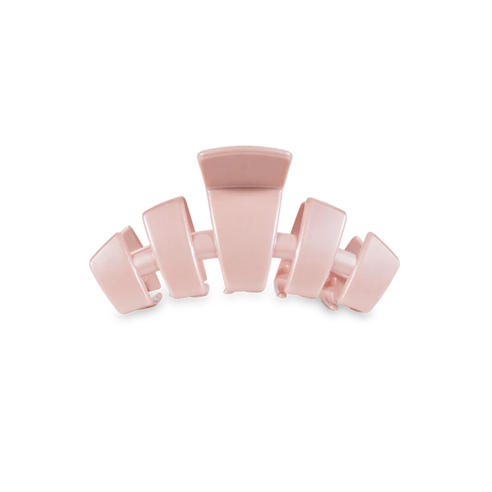 Tiny Teleties Hair Clip - Pearly Pink