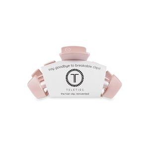 Tiny Teleties Hair Clip - Pearly Pink