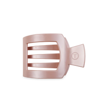 Load image into Gallery viewer, Medium Teleties Flat Square Hair Clip - Pearly Pink