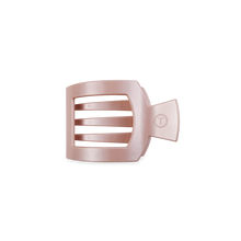 Load image into Gallery viewer, Small Teleties Flat Square Hair Clip - Pearly Pink