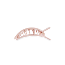 Load image into Gallery viewer, Small Teleties Flat Square Hair Clip - Pearly Pink