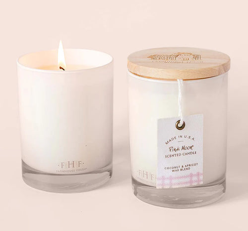 FarmHouse Pink Moon Scented Candle 11oz.
