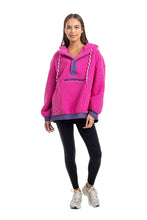 Load image into Gallery viewer, Sherpa Fleece Pullover - Hot Pink