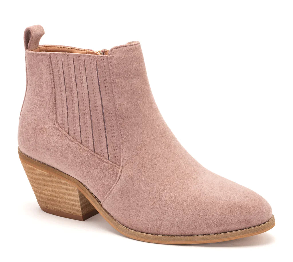 Blush 2025 suede booties