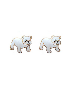 Bulldog Stud Earrings