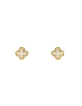 Load image into Gallery viewer, Simple Gold Clover Stud Earrings *3 Sizes*