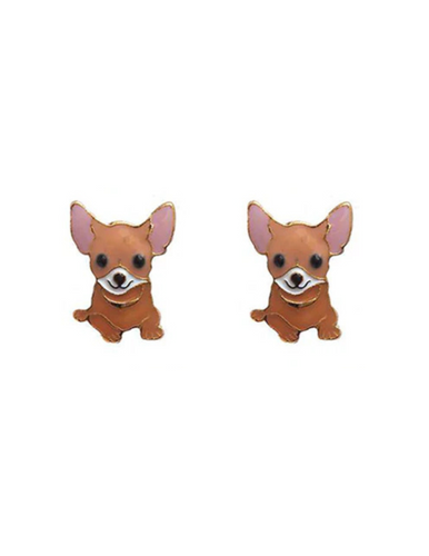 Chihuahua Stud Earrings