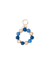 Load image into Gallery viewer, Ganz Metallic Beaded Key Ring *Multiple Colors*