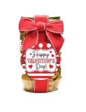 Load image into Gallery viewer, Oh, Sugar! "Happy Valentine's Day" Pint Jar - Chocolate Chip