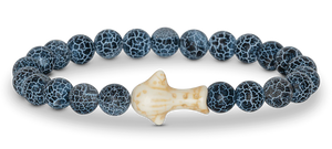 Fahlo Quest Whale Shark Tracking Bracelet - Deep Blue