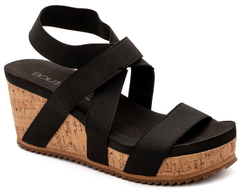Corky's Quirky Wedge - Black