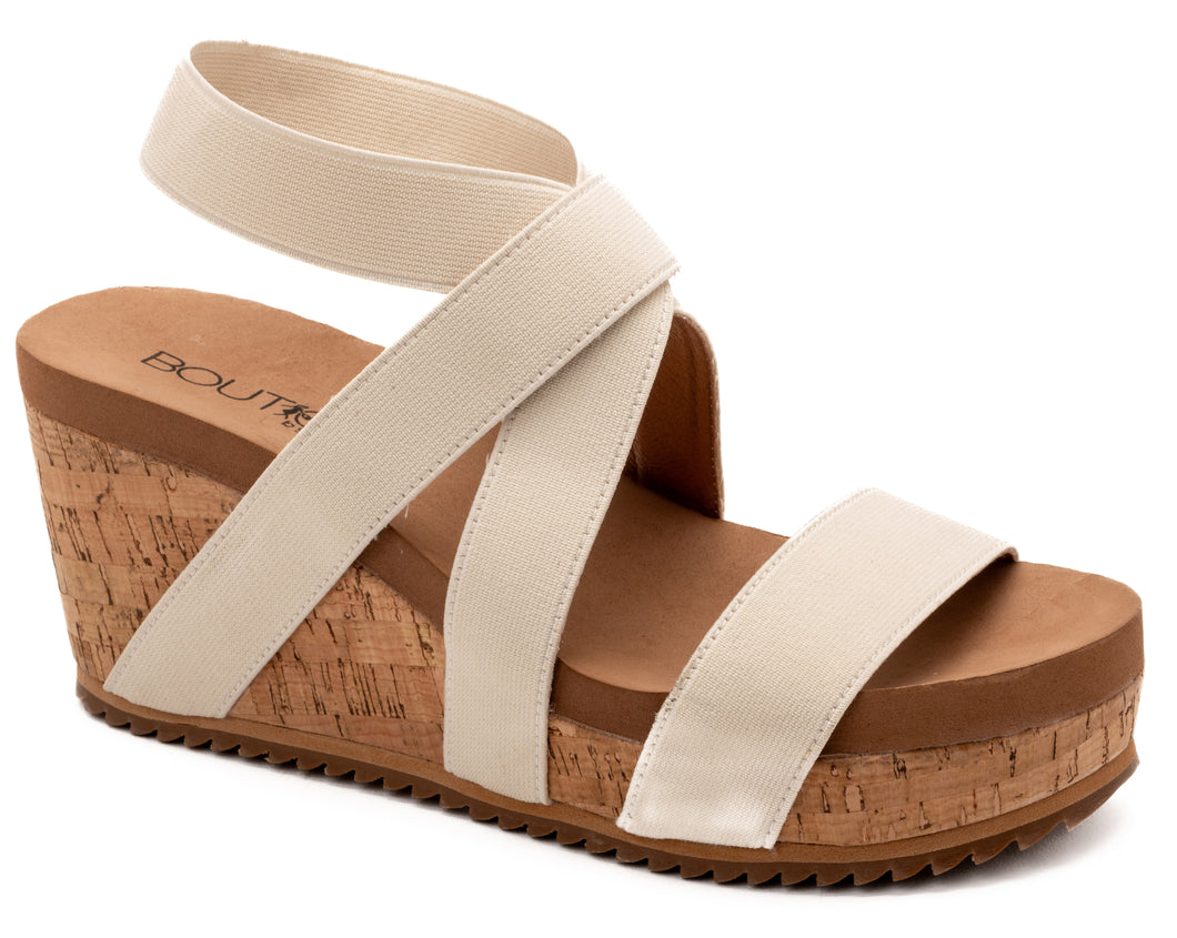 Corky's Quirky Wedge - Ivory