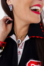 Load image into Gallery viewer, NC State Pearl Pendant Necklace