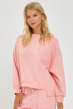 Load image into Gallery viewer, Risen Jeans - Oversized Step Hem Shirt - Blush