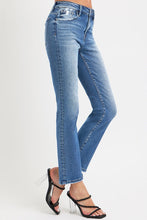 Load image into Gallery viewer, Risen Jeans - Mid Rise Straight Jeans - Dark Wash