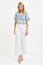 Load image into Gallery viewer, Risen Jeans - White Tummy Control High Rise Crop