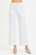 Load image into Gallery viewer, Risen Jeans - White Tummy Control High Rise Crop