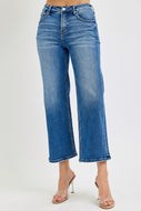 Risen Jeans - Tummy Control Mid Rise Crop