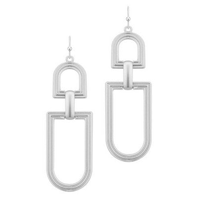 Meghan Browne Ritz Earring - Silver