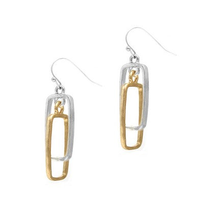 Meghan Browne River Earring - Gold Silver