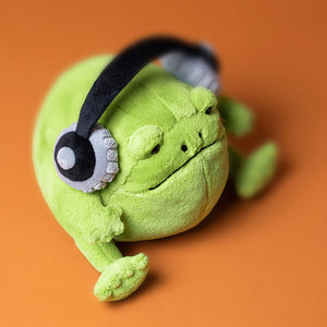 Jellycat Ricky Rain Frog Headphones 6"