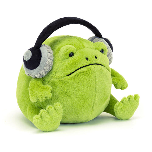 Jellycat Ricky Rain Frog Headphones 6