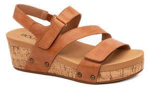 Corky's Rain Check Wedge - Cognac