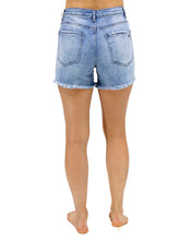 Load image into Gallery viewer, Grace &amp; Lace Mid-Wash Girlfriend Relaxed Fit Shorts