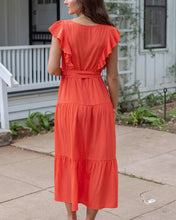 Load image into Gallery viewer, Grace &amp; Lace Ruffle Summer Dress - Papaya