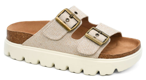 Corky's Rumor Has It Sandal - Natural Coated
