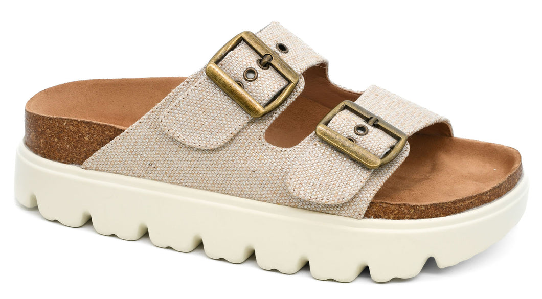 Corky's Rumor Has It Sandal - Natural Coated