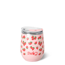 Load image into Gallery viewer, Swig Strawberry Shortcake Stemless Wine Cup (12oz)