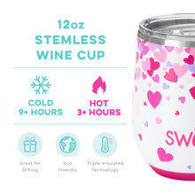 Load image into Gallery viewer, Swig Falling In Love Stemless Wine Cup (12oz)