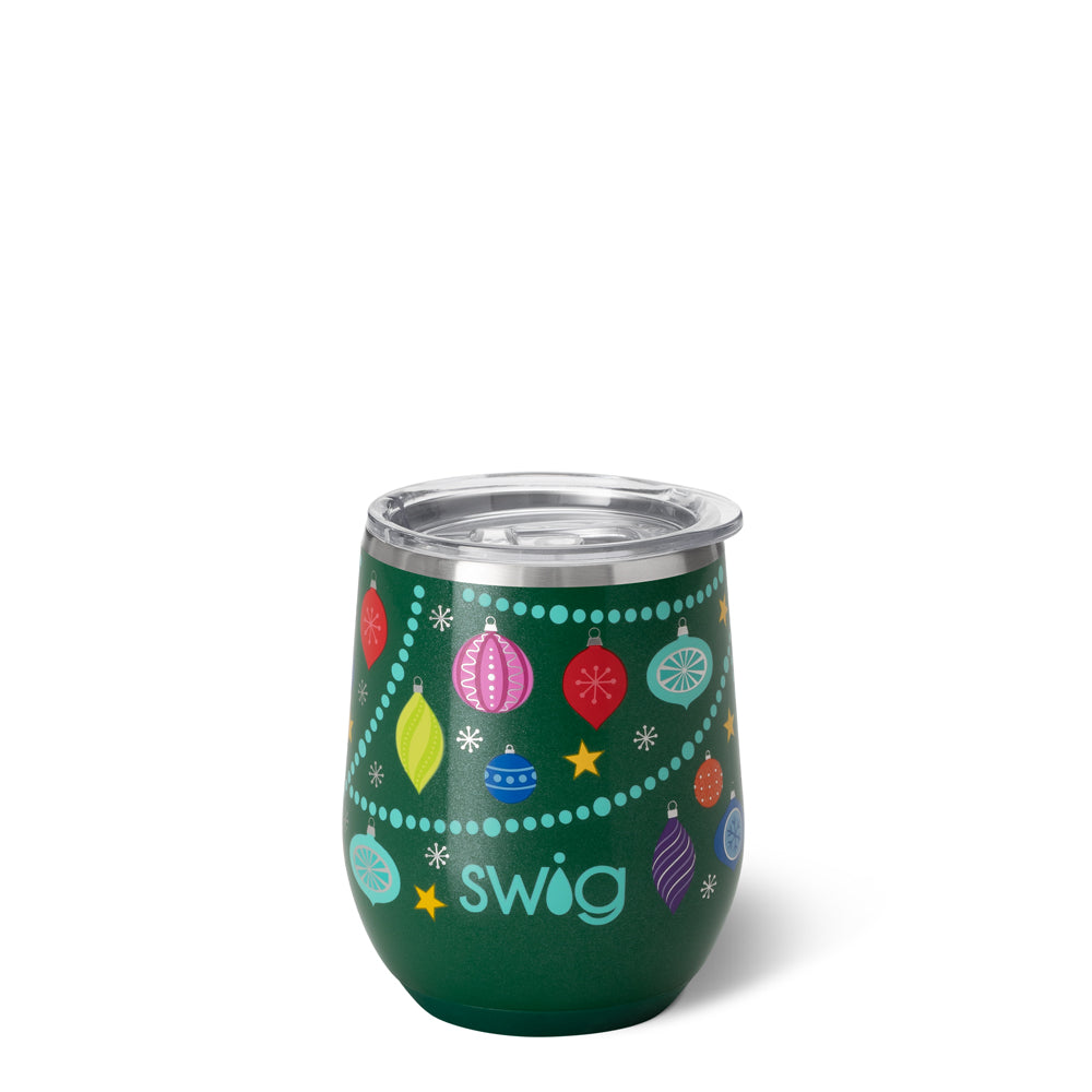 Swig Life Christmas Sugar Trees & Aquamarine Reusable Straw Set